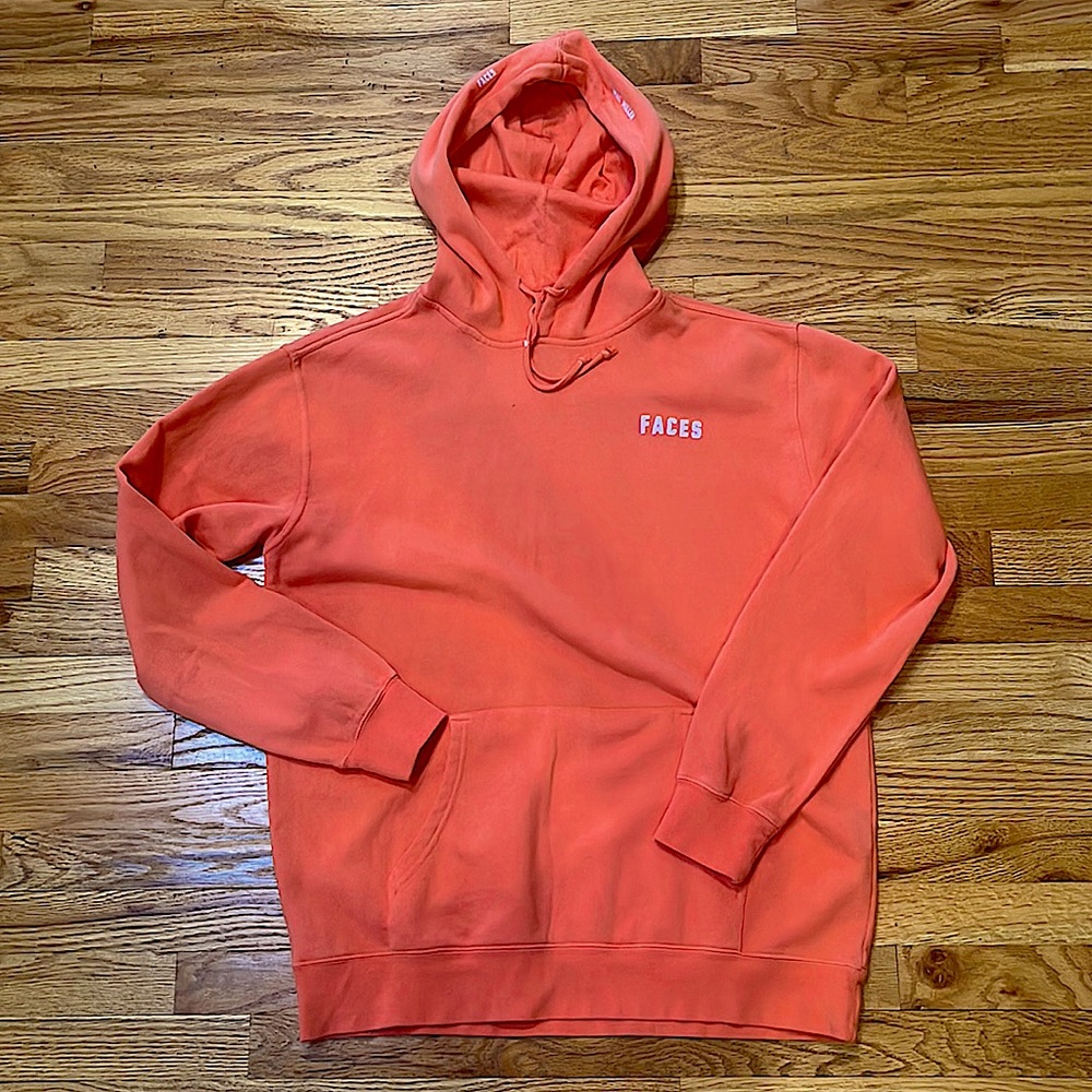 Mac Miller Faces Hoodie — Coral 🧡🎈